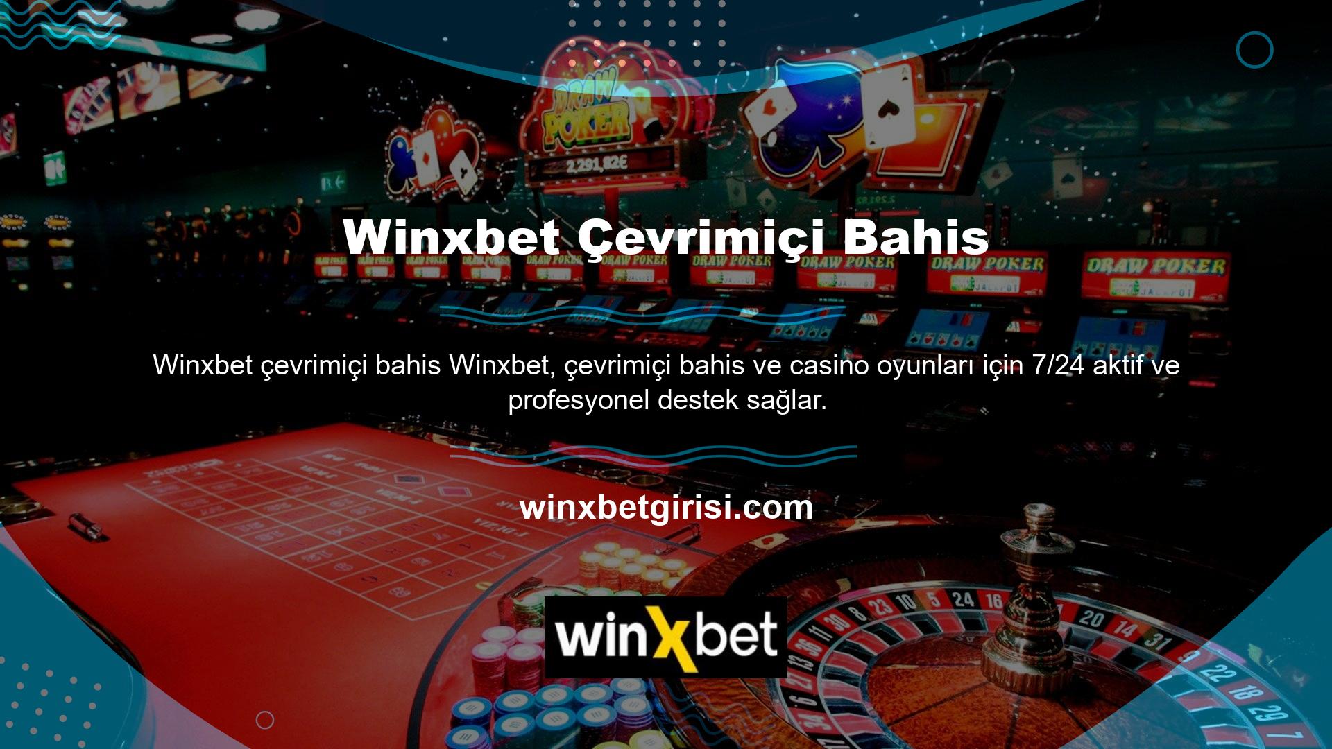 Winxbet çevrimiçi bahis voleybol, basketbol, ​​canlı bahis, casino, sanal Winxbet çevrimiçi bahis , altın ve birçok saha dışı oyuna ev sahipliği yapmaktadır